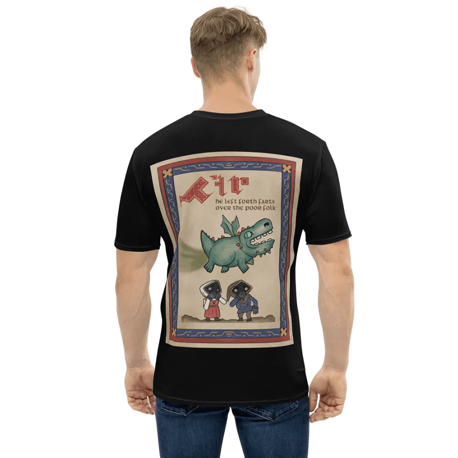 Puff Poster T-Shirt - Black product image (1)