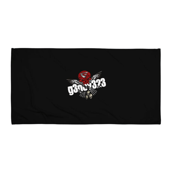 Skull Winged Bath Towel product image (1)