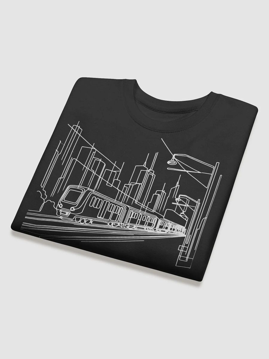 Urban Train Line Art Commute Vibes Sweatshirt product image (4)