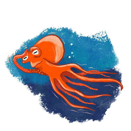 My latest illustrations. Ocean theme. #digitalillustration #childrensbookillustration #childrensbookillustrator