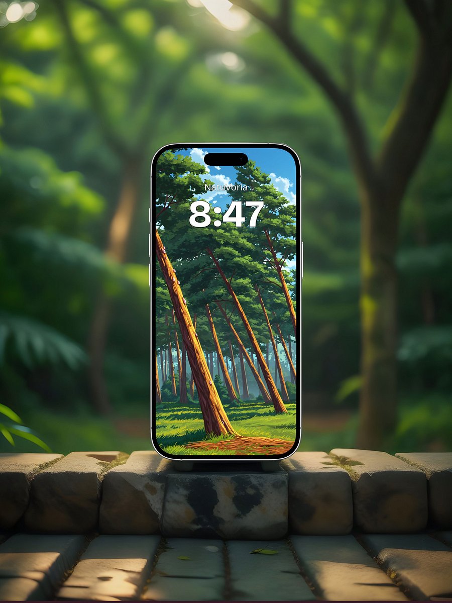 🌿Forest & Woods – Morning | 10 Aesthetic Phone Wallpapers product image (4)