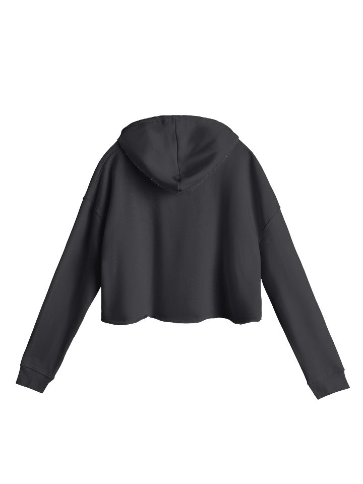 Rinaly - Chrome Purple Heart Crop Hoodie product image (2)