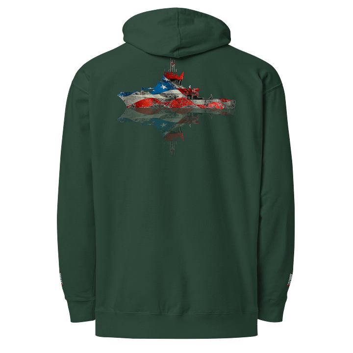 Garth Foss Flage and Reflection - Twin Anchor Front & sleeves (embroidered) product image (1)