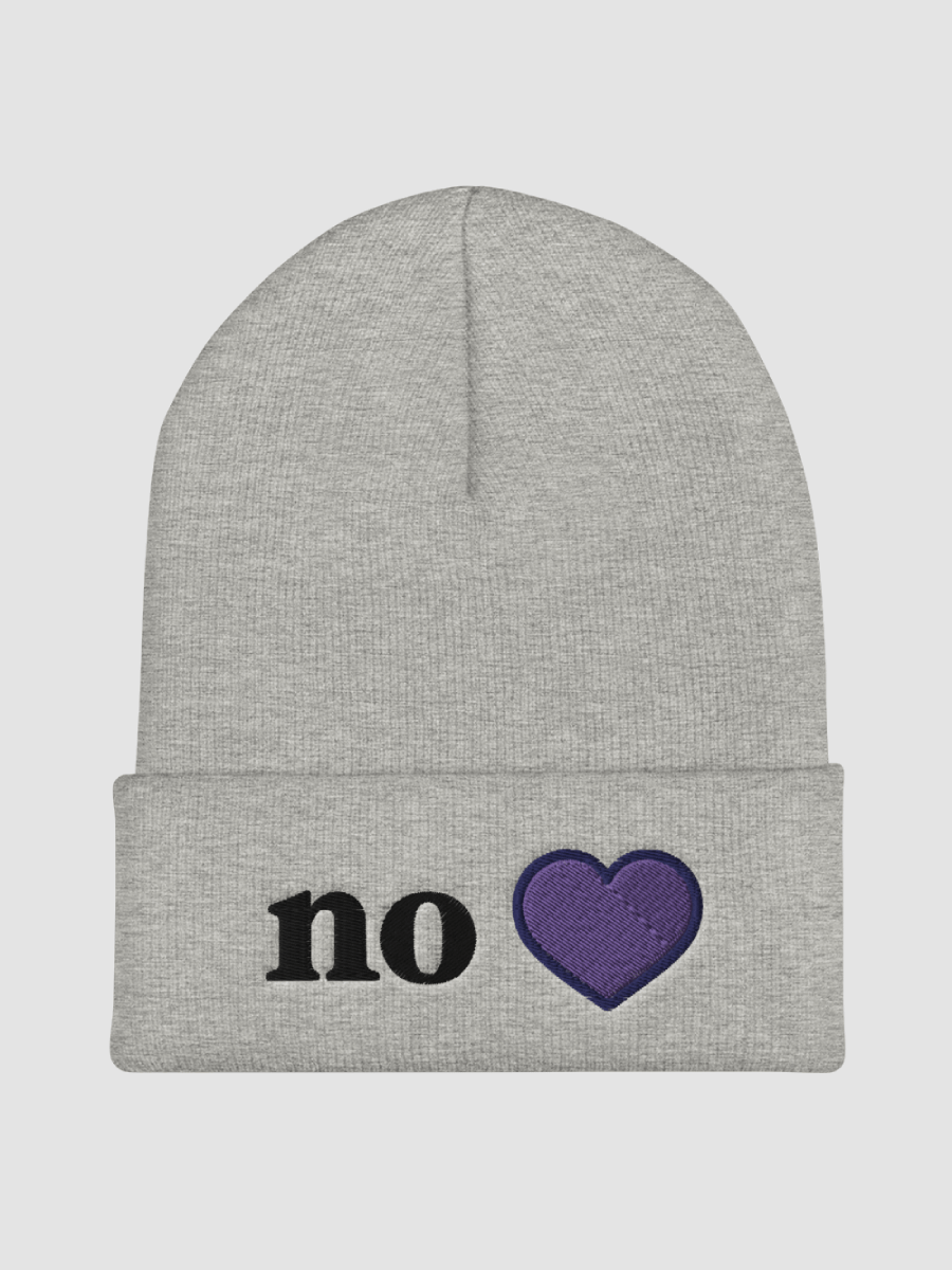 No <3 Beanie product image (2)