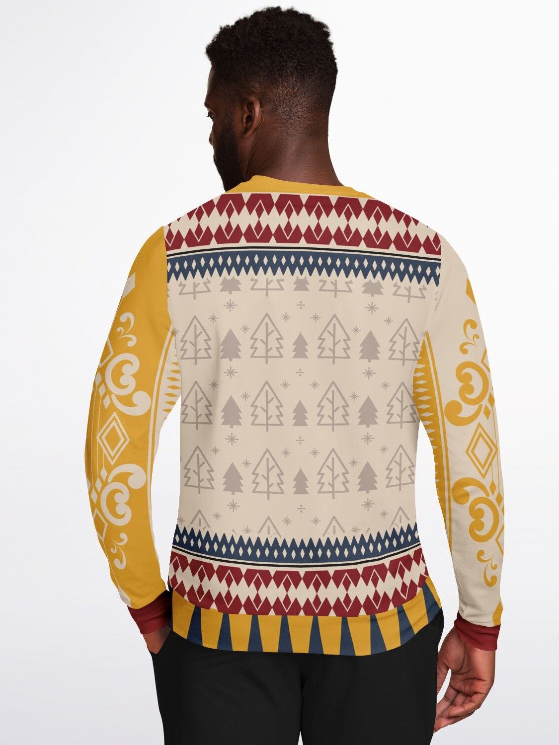 "Pass Joints Not Judgement" Sweatshirt | Retro Stoner Holiday Sweater | 420 Christmas Party Outfit product image (6)