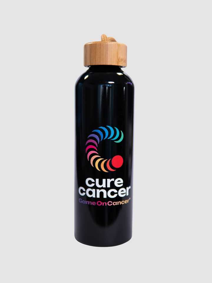 GameOnCancer® | Logo Drink Bottle - Black product image (1)