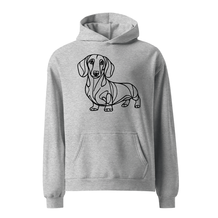 Dachshund Outline Hoodie – Perfect for Dog Enthusiasts product image (1)
