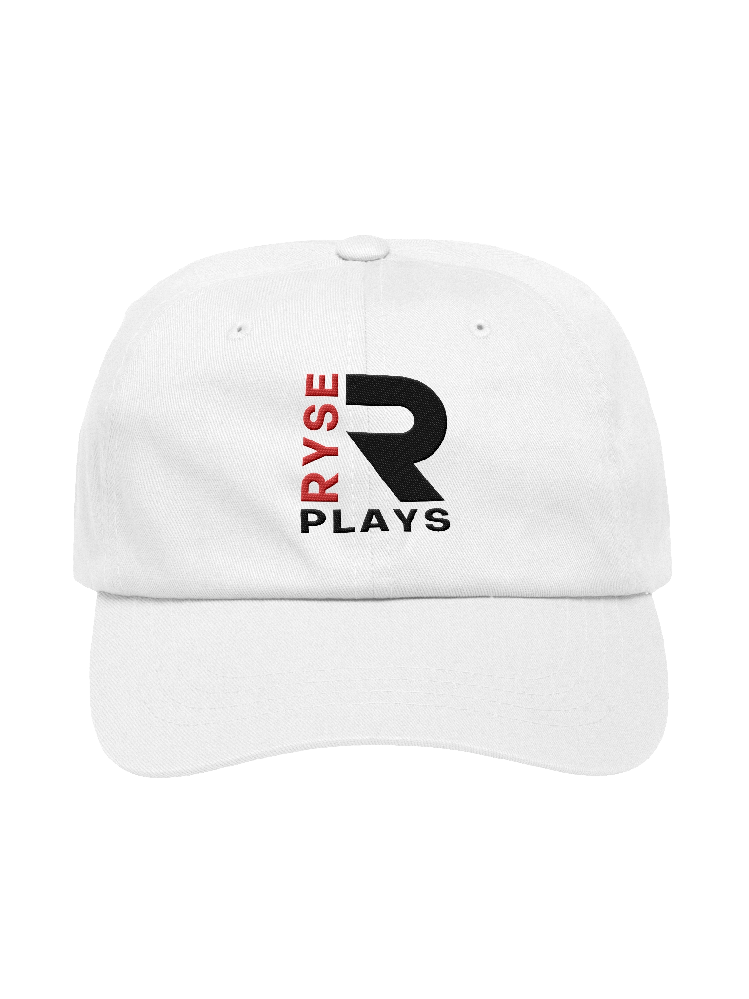 Ryse Plays Cap (black & red logo) product image (1)