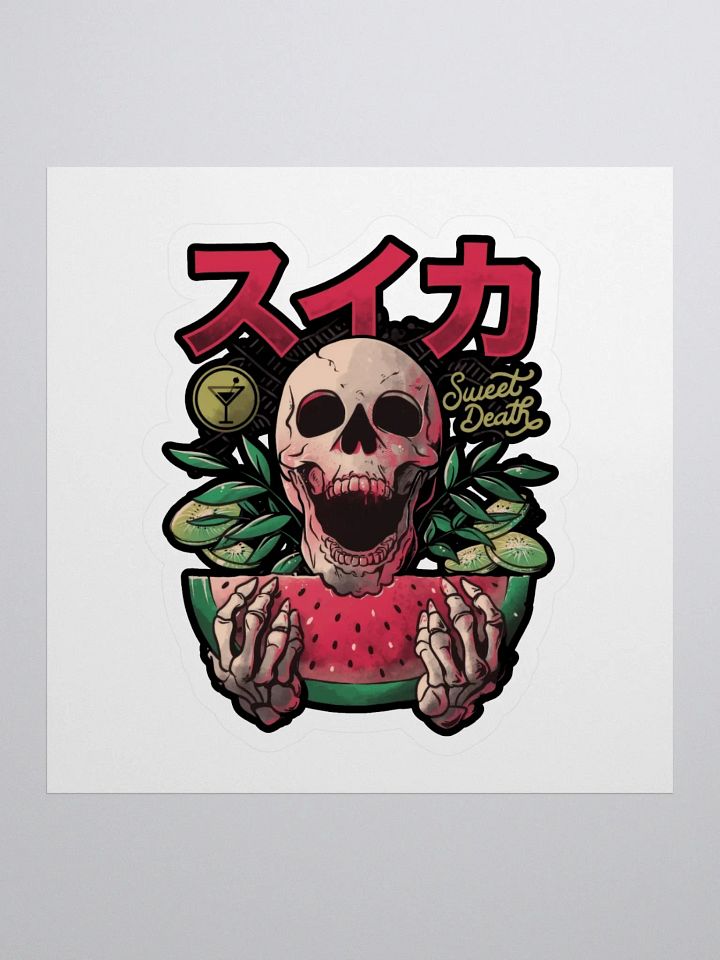 Sweet Death Kiss Cut Stickers product image (1)