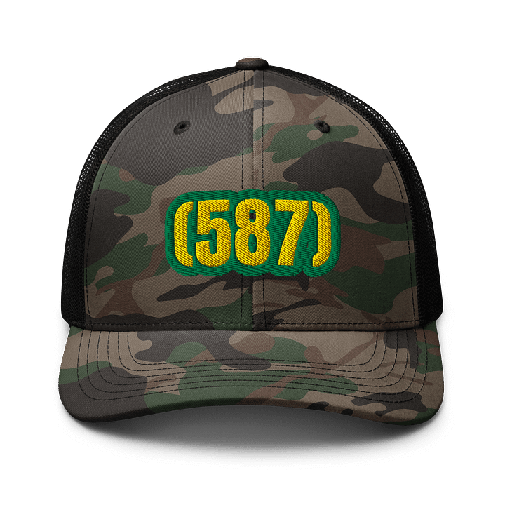 587 Camouflage Trucker Hat product image (1)