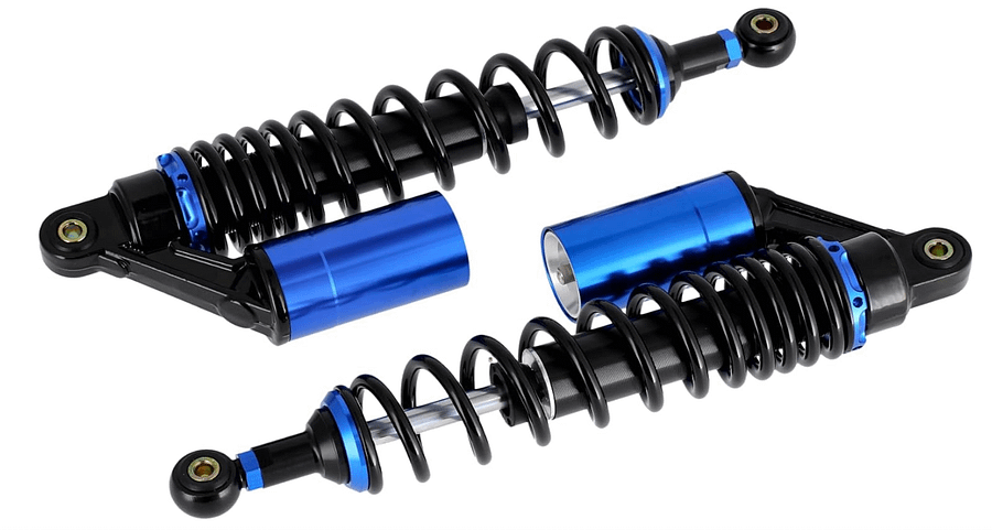 NM Set: Tuning-Federbeine 360mm, mit externen Ausgleichsbehälter, Schwarz/Blau product image (1)