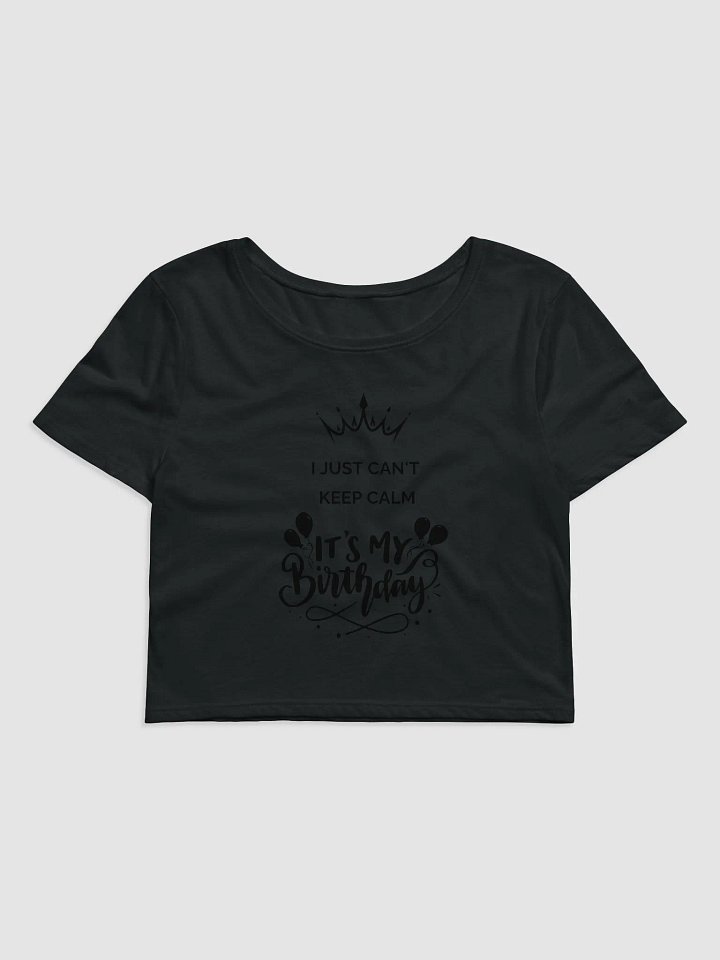 It's My Birthday Women's Crop Tee product image (3)