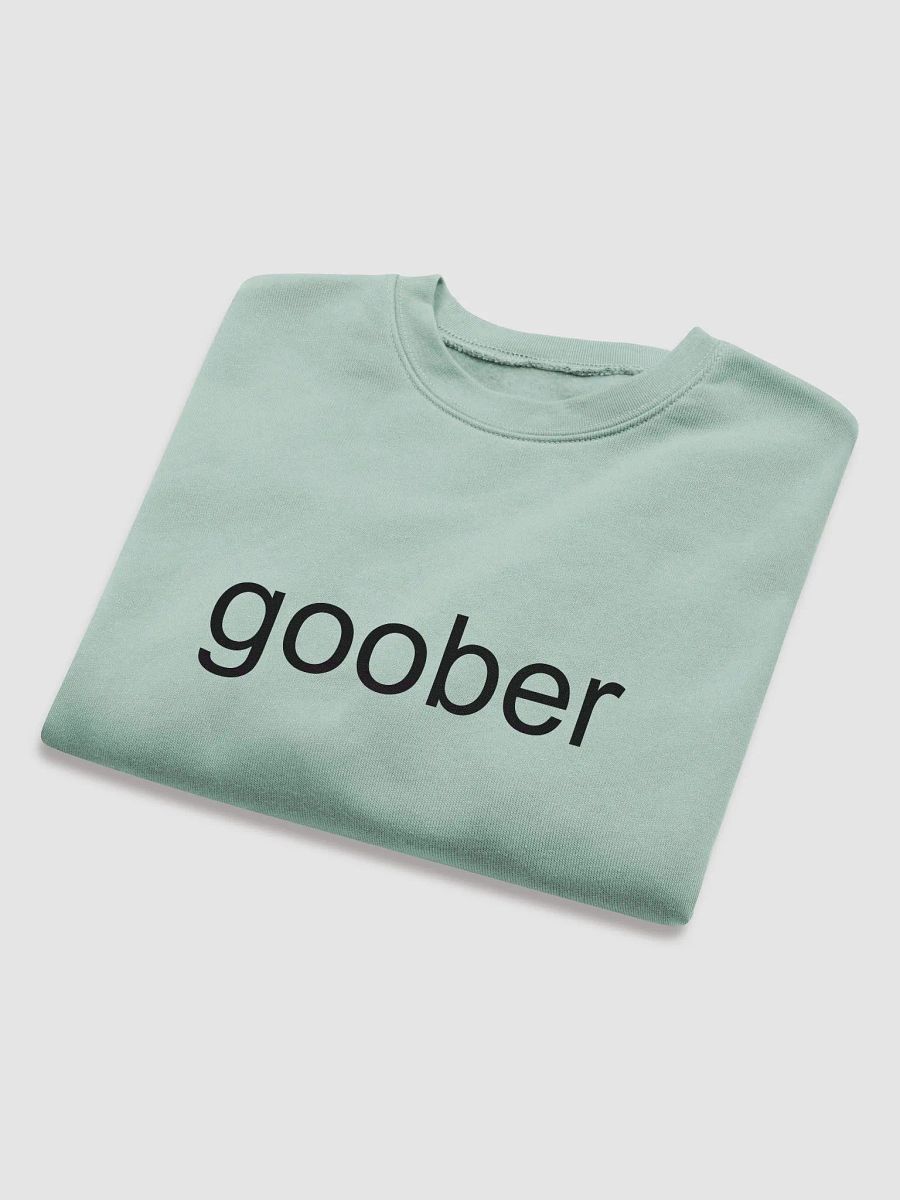Goober (Black Text) Embroidered Crop Top Sweater product image (7)