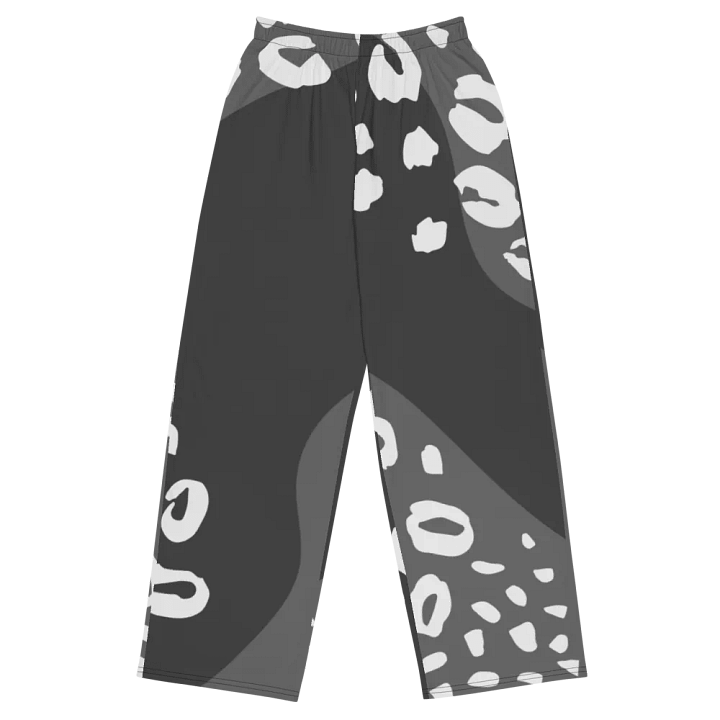 Organic Grey Spots Wide-Leg Pants product image (1)