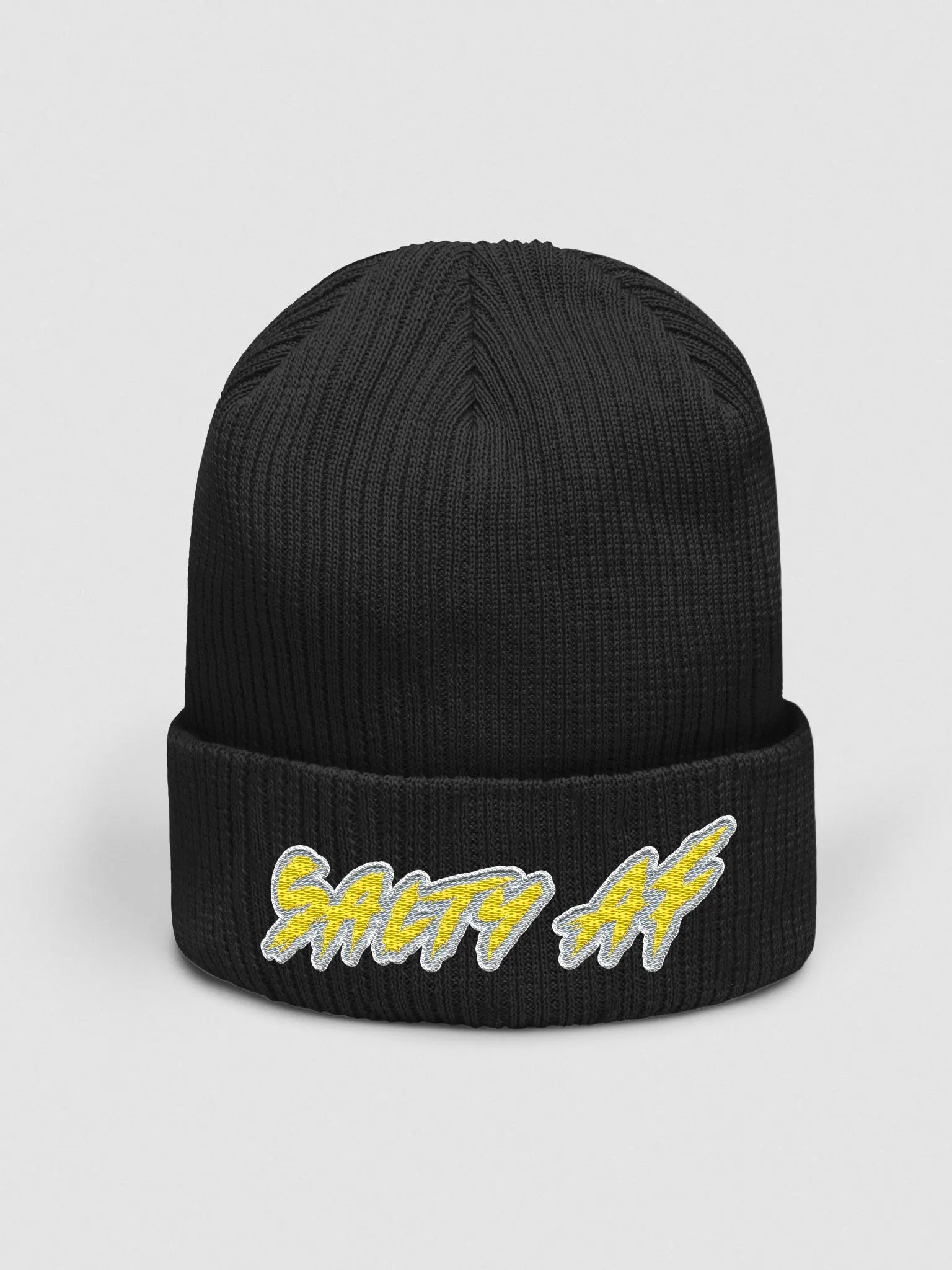 salty af yellow beanie product image (1)