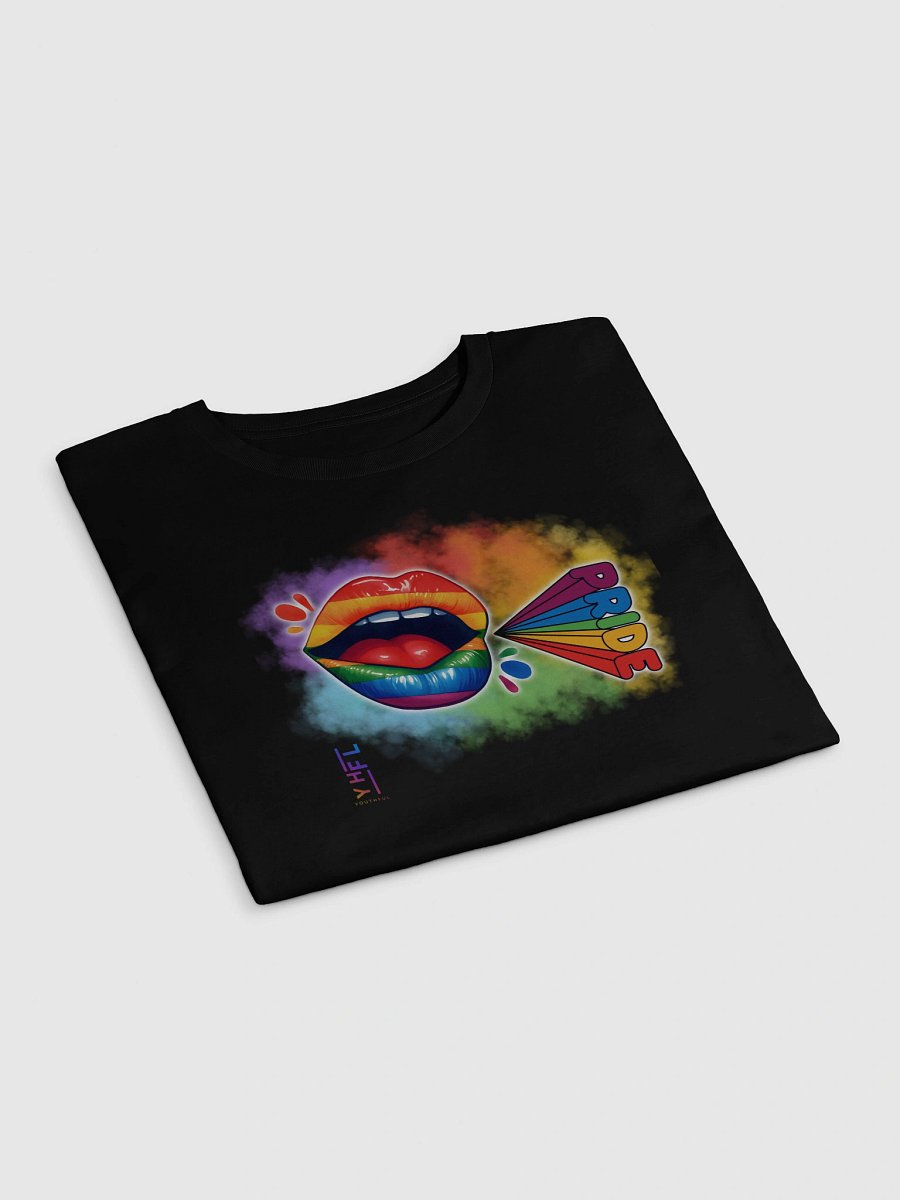 Pride Lips Rainbow Crop Top product image (3)