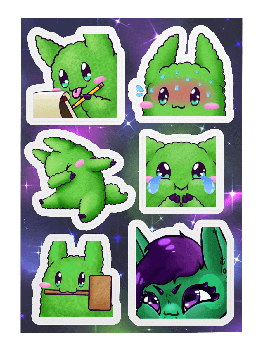 Hneus w/ Gremlin - Sticker Sheet product image (3)
