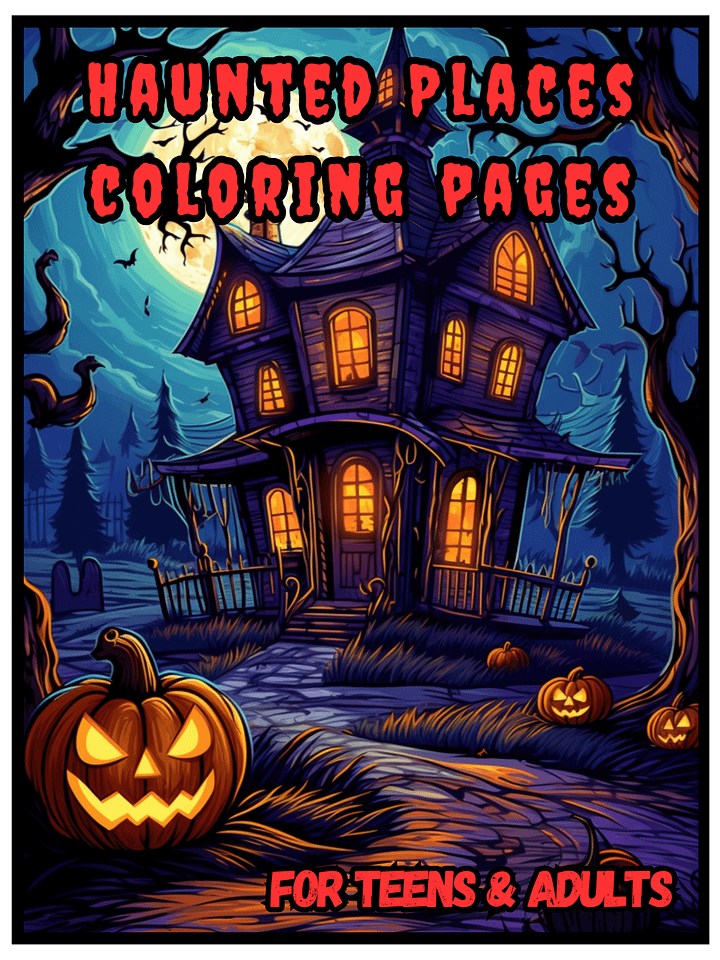 125 Happy Halloween Spooktacular Fun Coloring Pages for Teens product image (2)