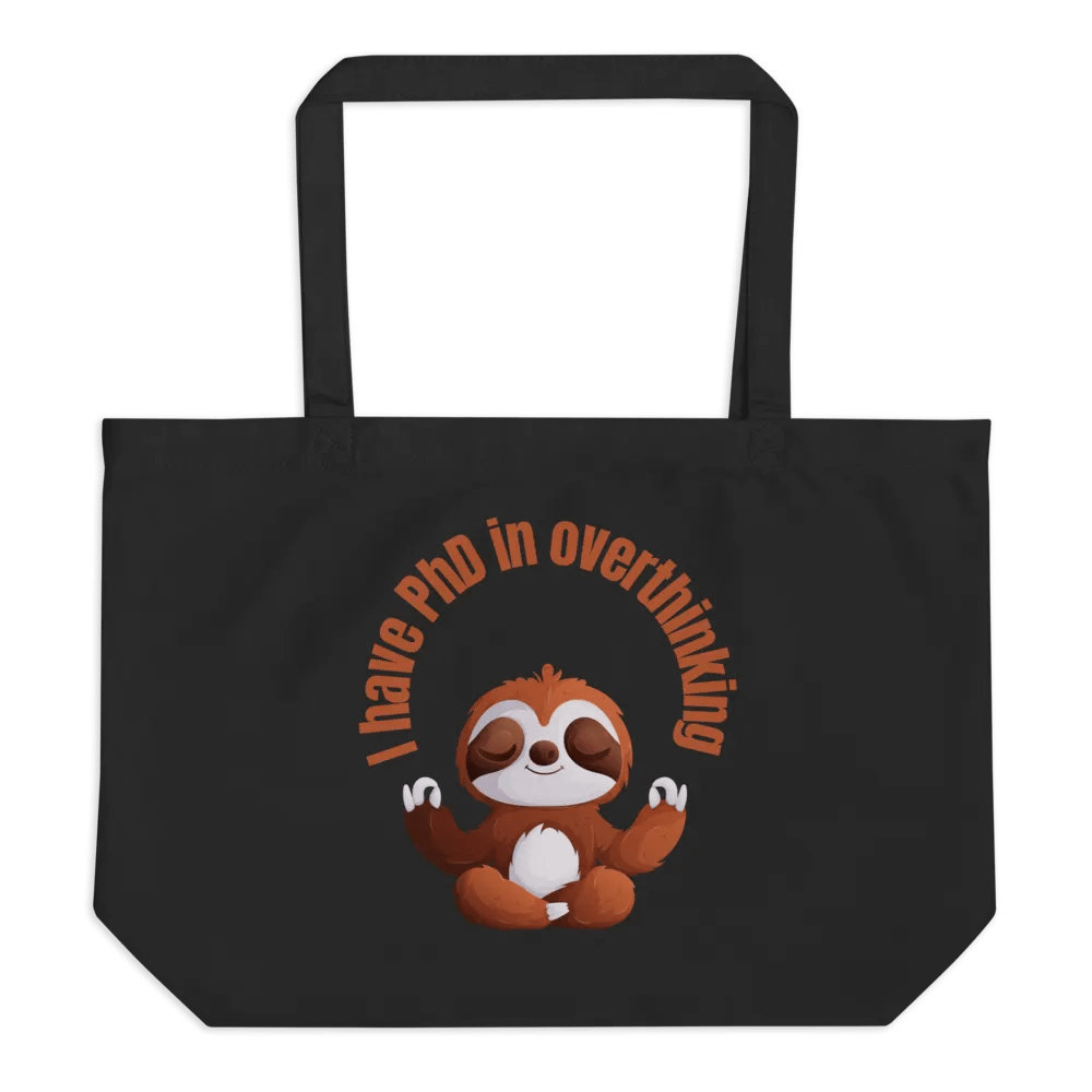 PhD in Overthinking Tote product image (1)