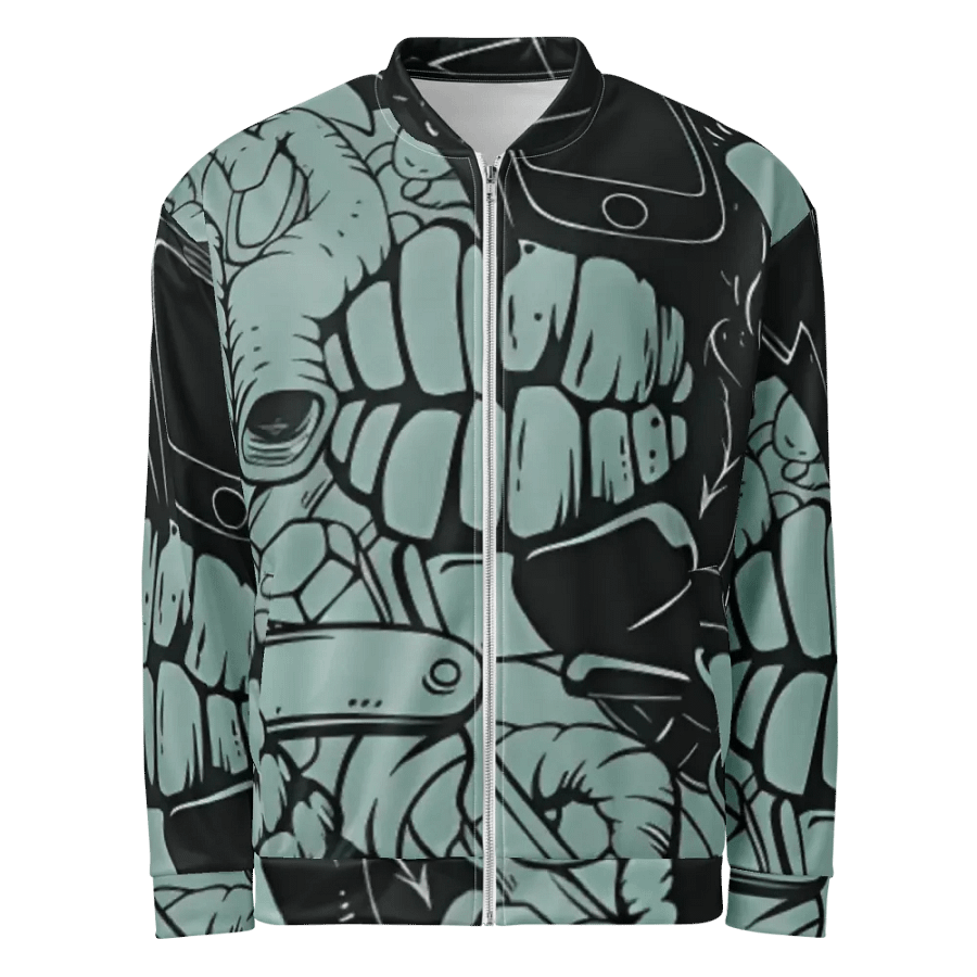 Cyberpunk Chaos Bomber Jacket product image (1)