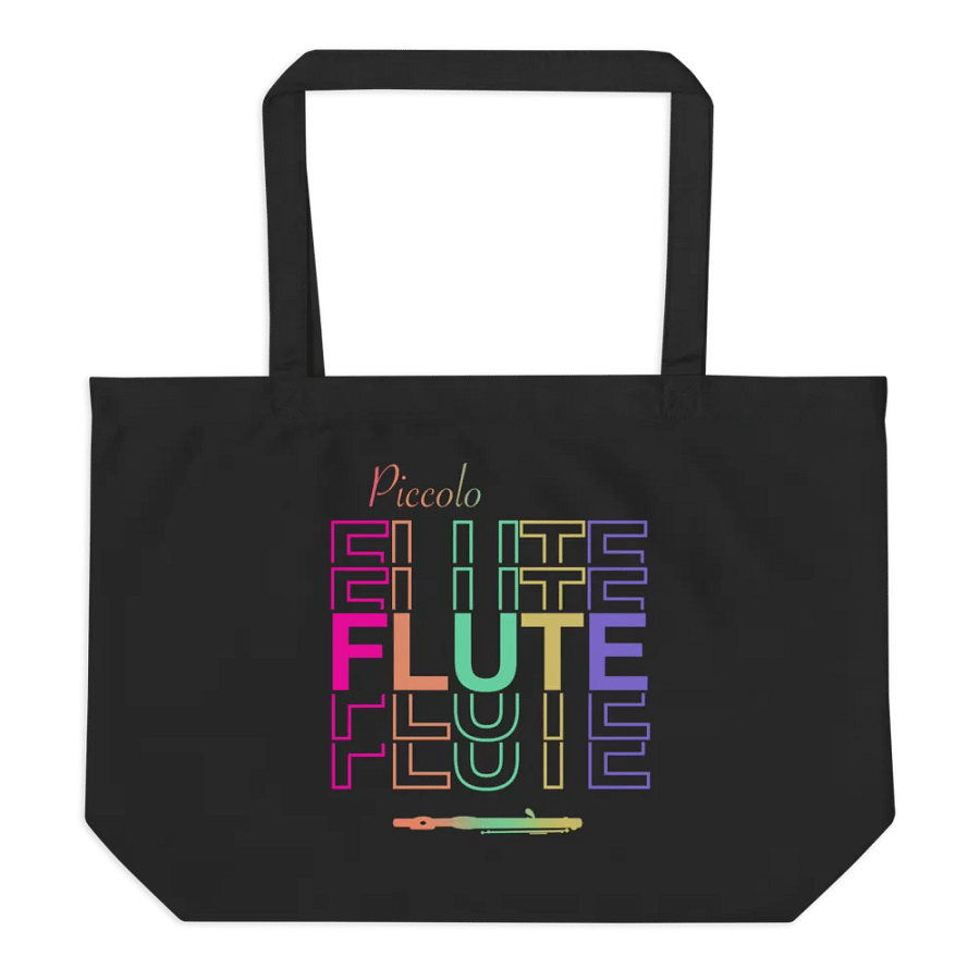 Symmetrical Flute Graphic Tote Bag - Piccolo product image (8)