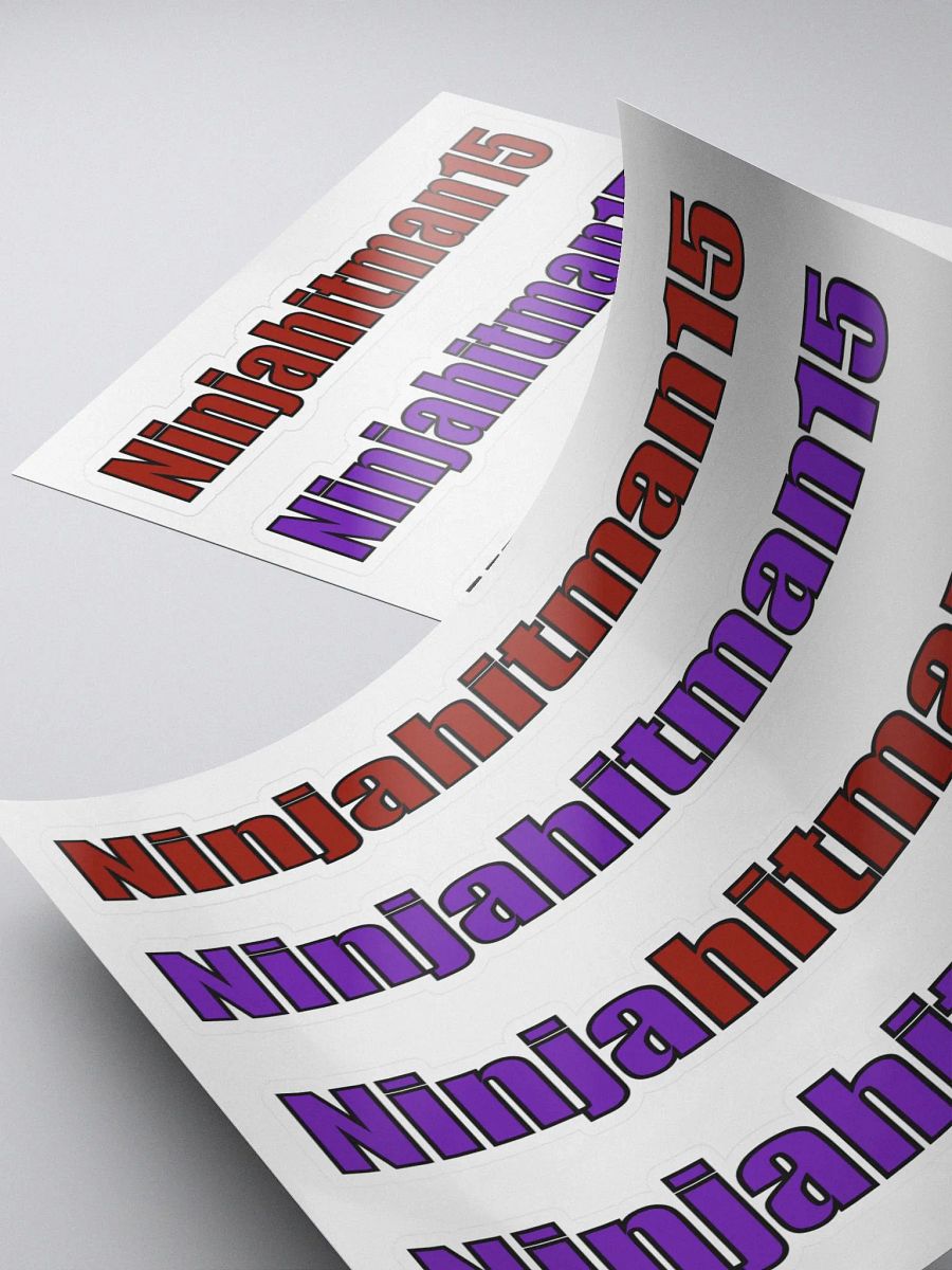 Too Many Ninjahitman15's stickers product image (4)