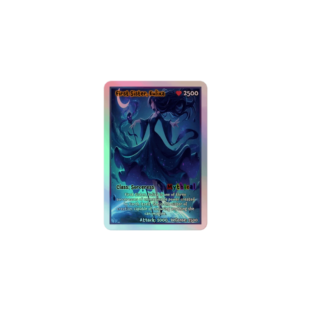 First Sister, Eulixa | Hell Cardz Collection Holographic Sticker product image (1)