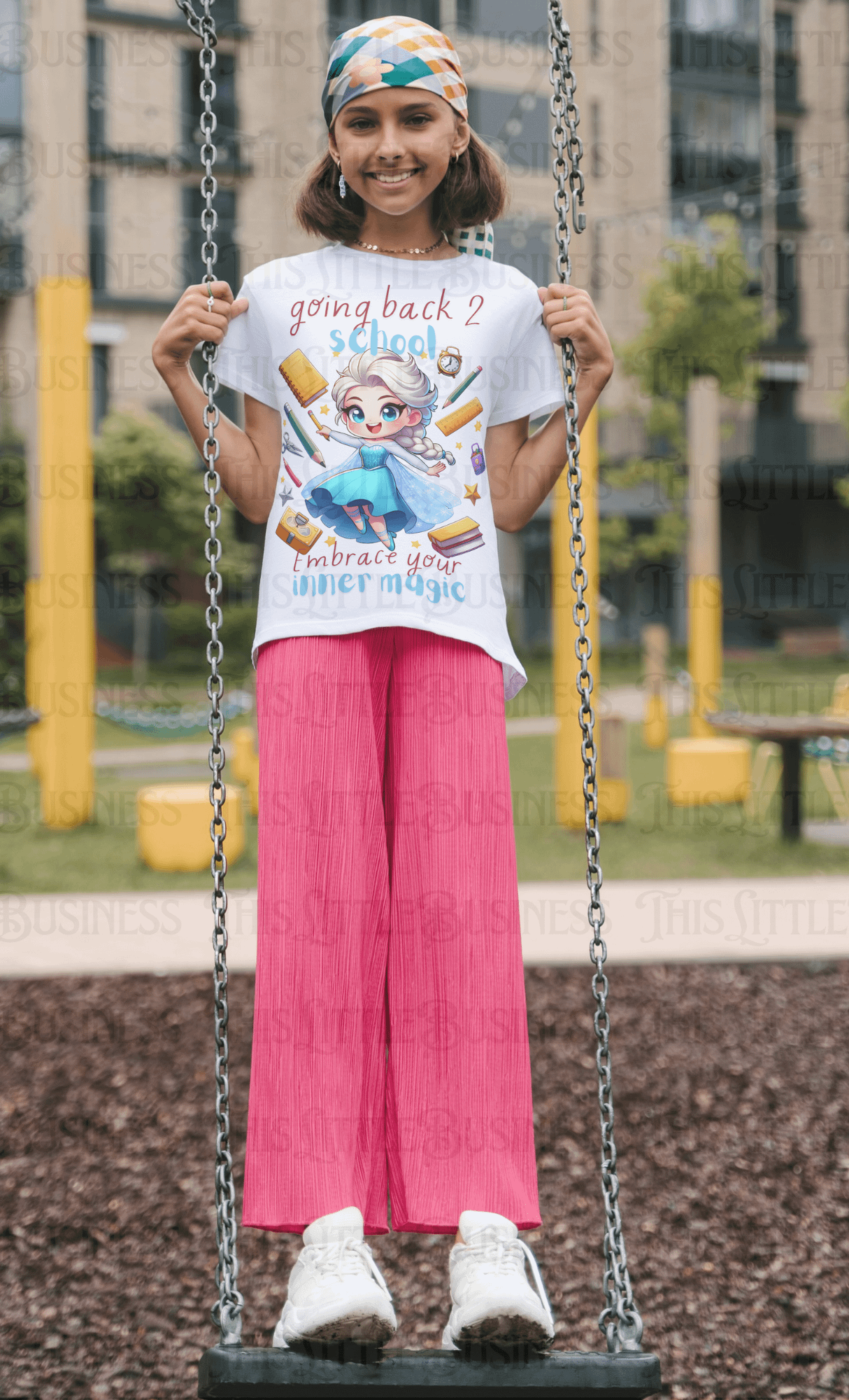 Custom Cartoon Superhero T-Shirts for Pre-K & Kindergarten: Personalized Fun in 100% Polyester product image (4)