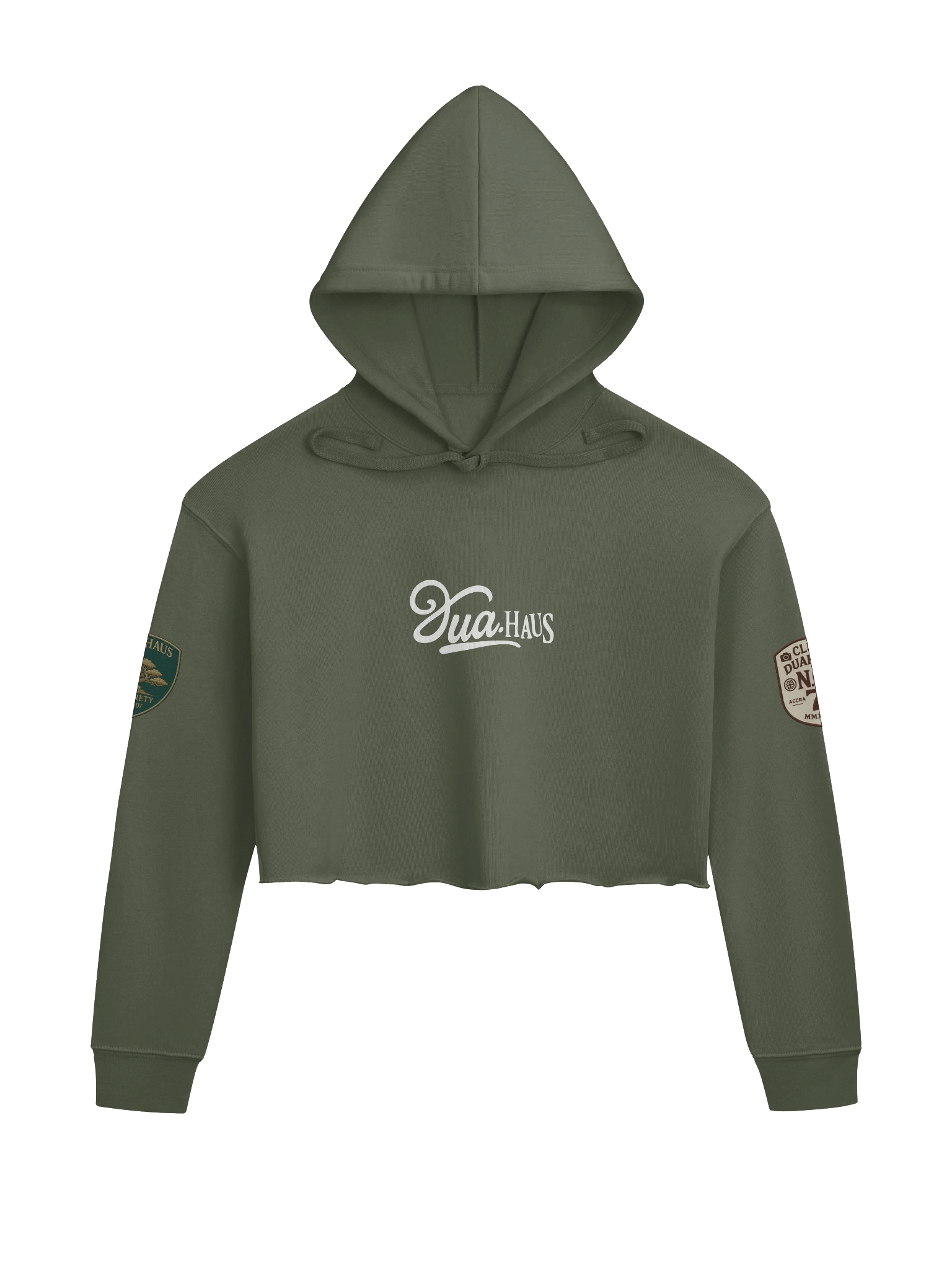 DUAHAUS SOCIETY No.07 – “Evolved Instinct” Cropped Hoodie product image (1)