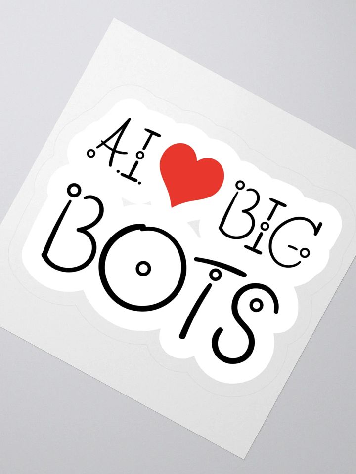 A.I. Heart Big Bots Sticker product image (2)