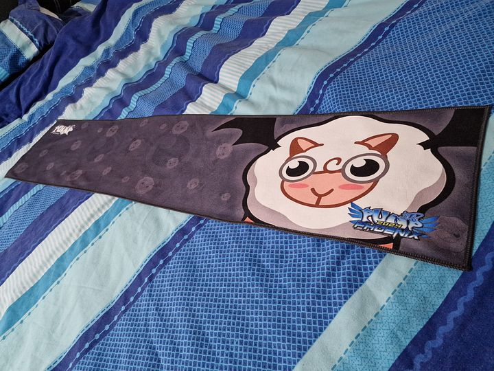 Pump It Up Dignity Sweat Towel - Diggy Sheep Dance Machine Music Rhythm Game product image (2)