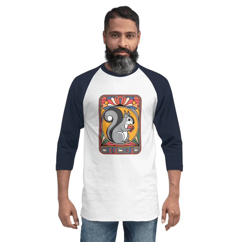 Love Struck Squirrel Raglan Tee product image (2)