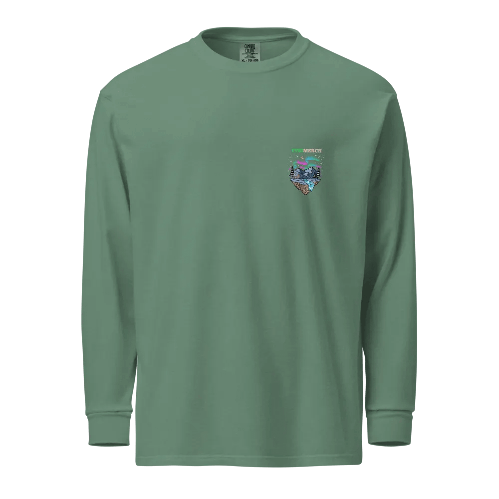 Aurora Borealis Organic Cotton Long sleeve t-shirt product image (1)