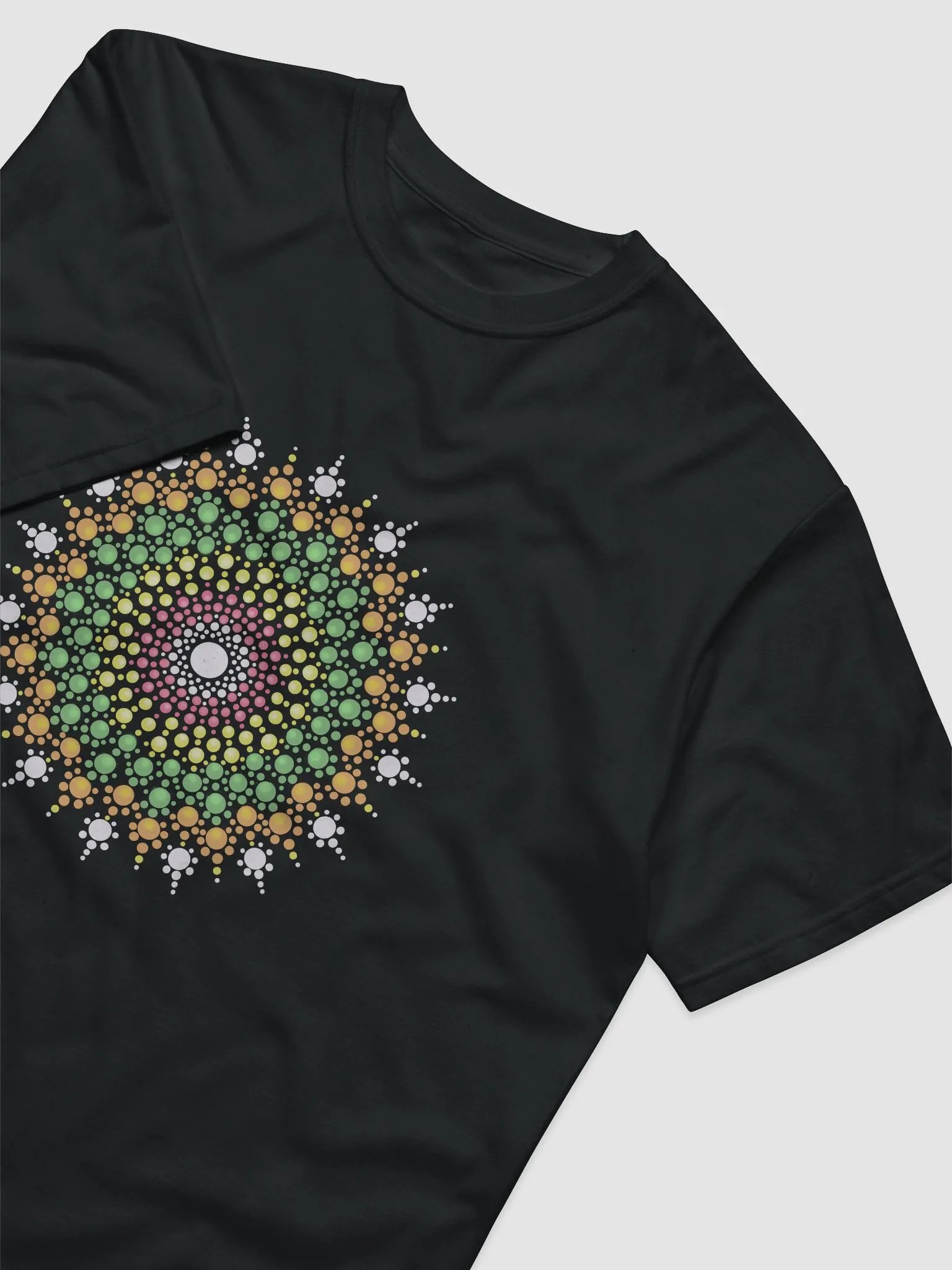 Pastel Dot Mandala Women's Unisex Organic T-Shirt product image (3)