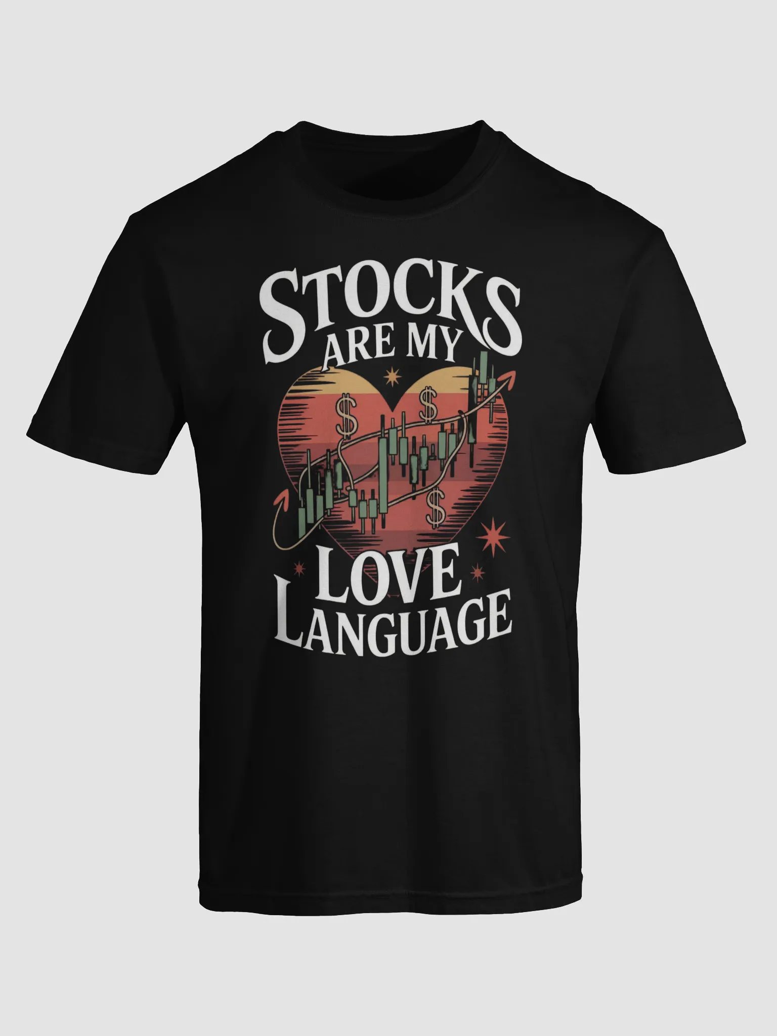 Stocks Love Language Heart T-Shirt product image (5)