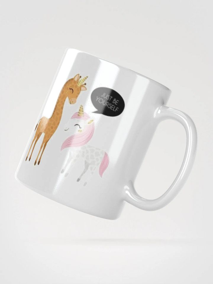 White Glossy Mug Giraffe product image (2)