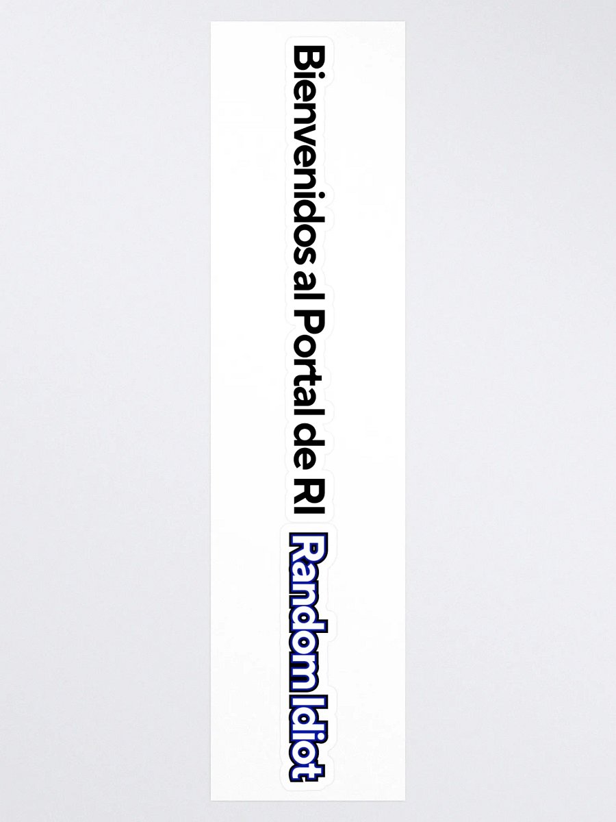 Random Idiot ESP Tagline Cut Stickers (Single) product image (3)
