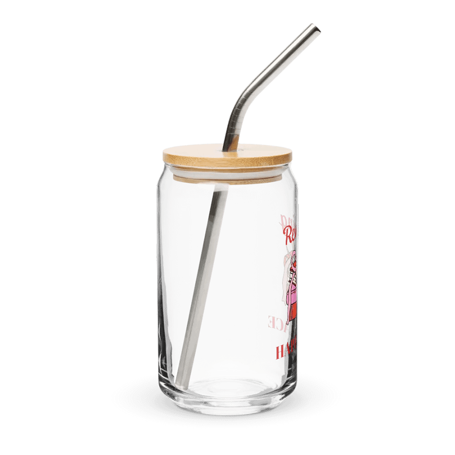 Reading is My Happy Place Glass Can product image (4)