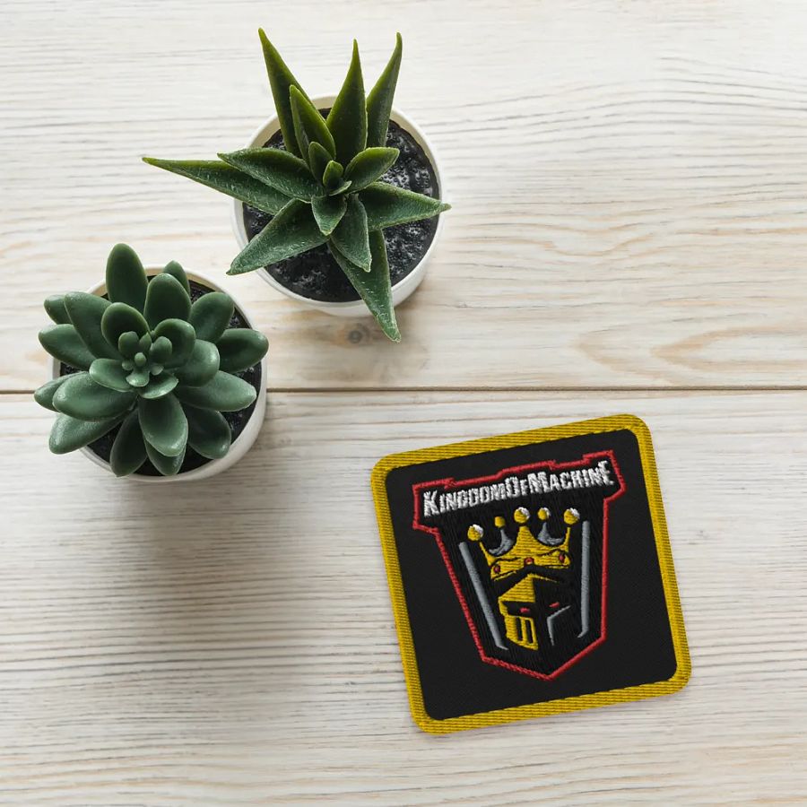 E-Sport square patch gold product image (4)