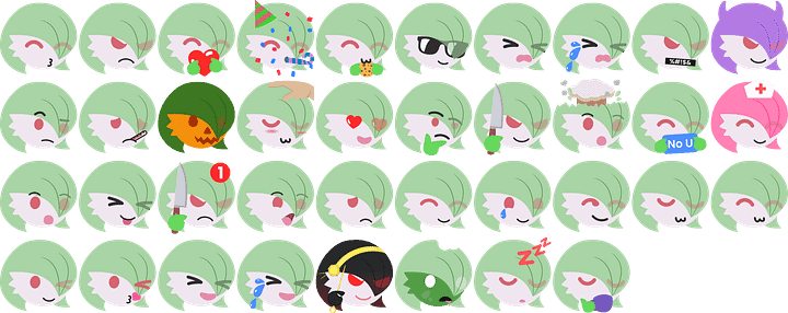 Gardevoir Emotes (Regular) product image (2)
