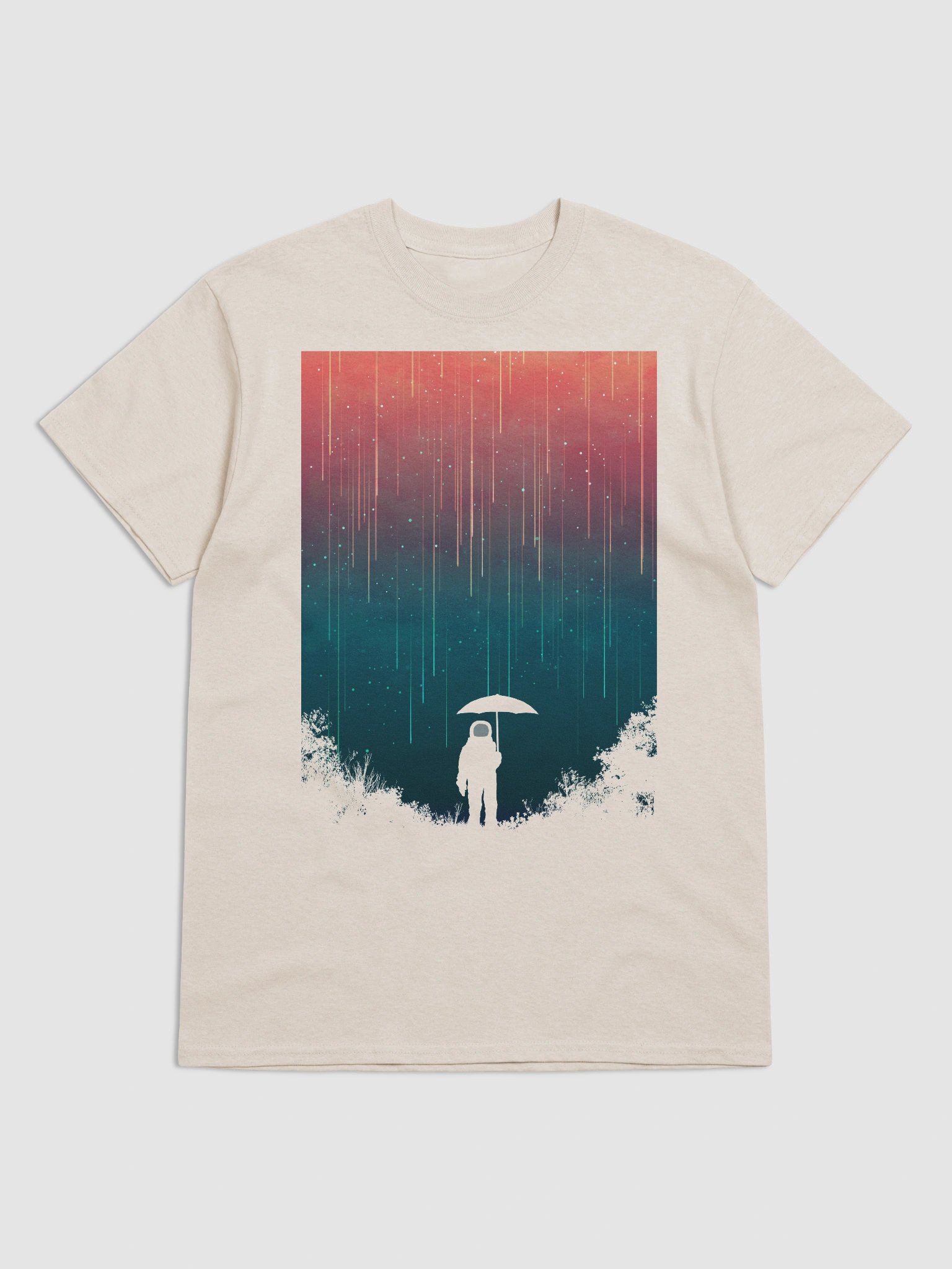 Meteor rain graphic t-shirt product image (17)