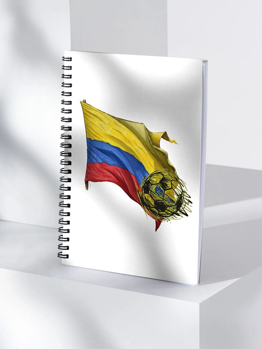 Colombian Flag Soccer Notebook product image (3)