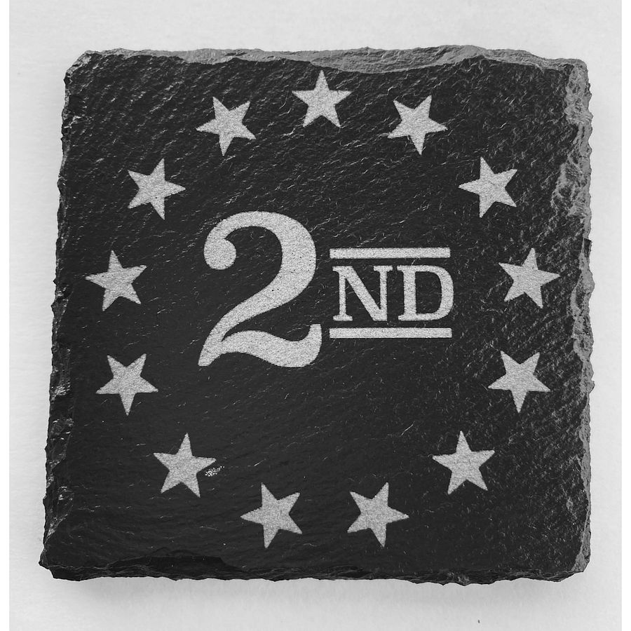 Patriotic Slate Coasters - Set of 4 Custom Laser Engraved product image (6)