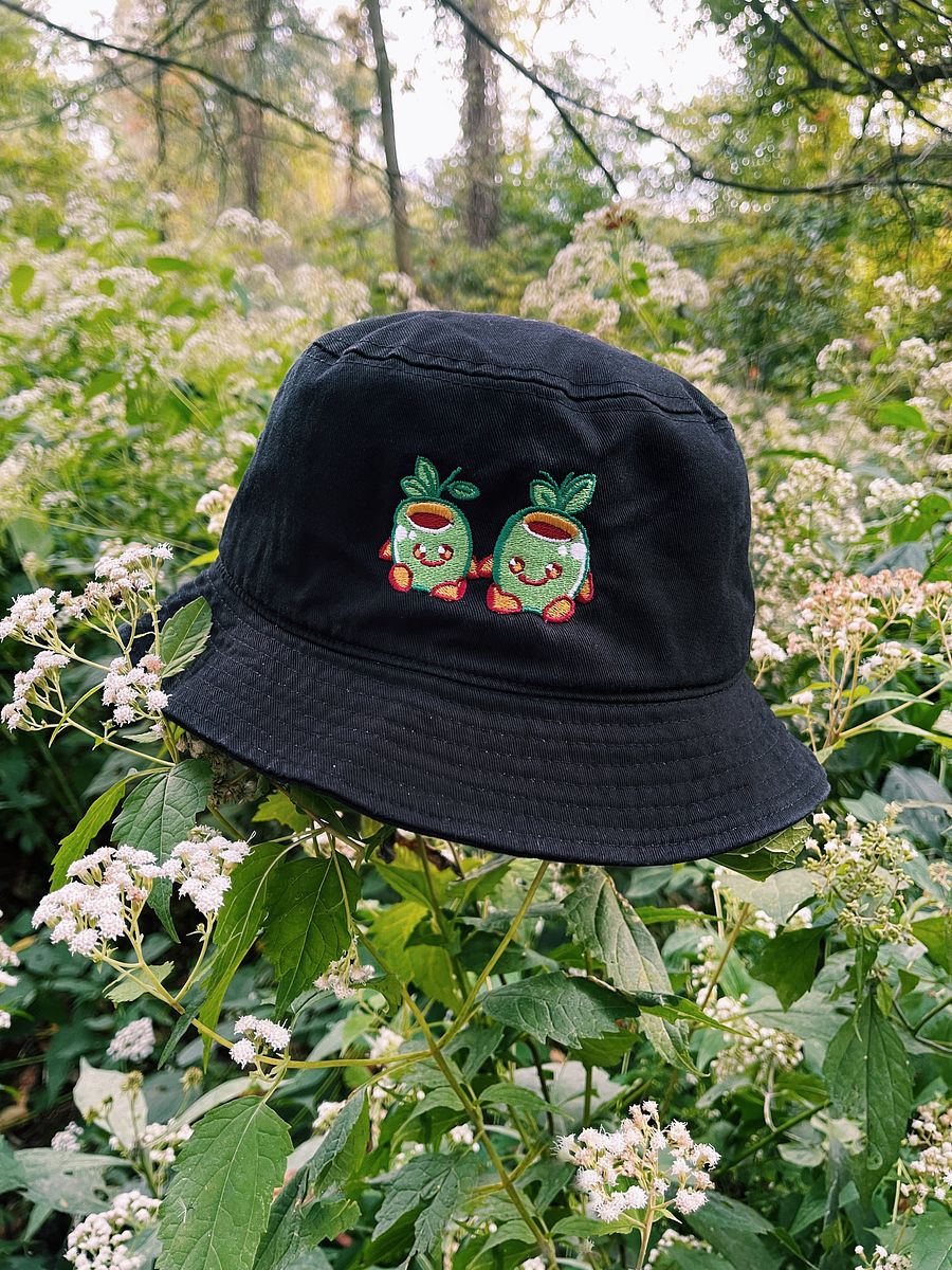 Olives Embroidered Organic Bucket Hat product image (2)