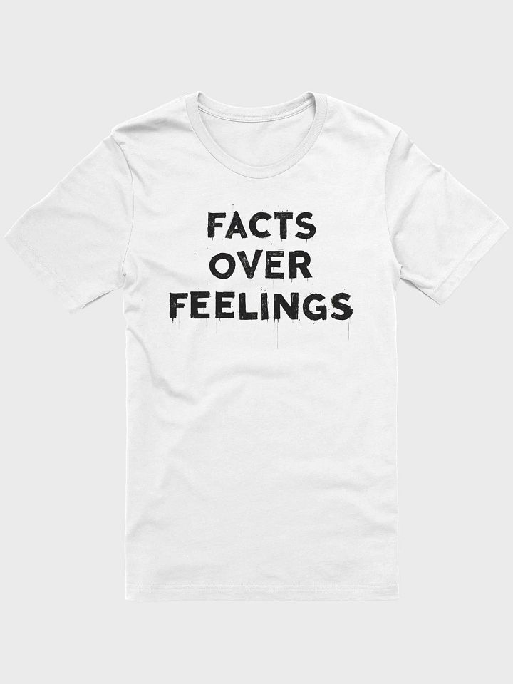 Facts Over Feelings Distressed Tee product image (1)