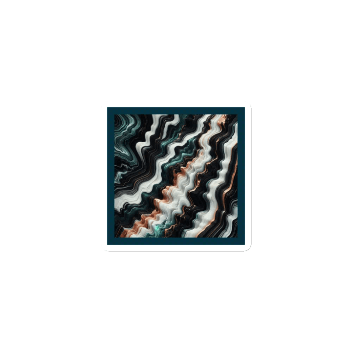 Marble Waves, Slimline, Die-Cut Magnet product image (1)
