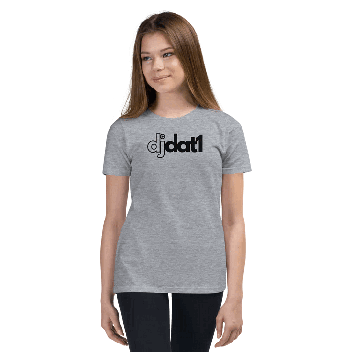[DJDAT1] Youth T-Shirt (black logo) product image (61)