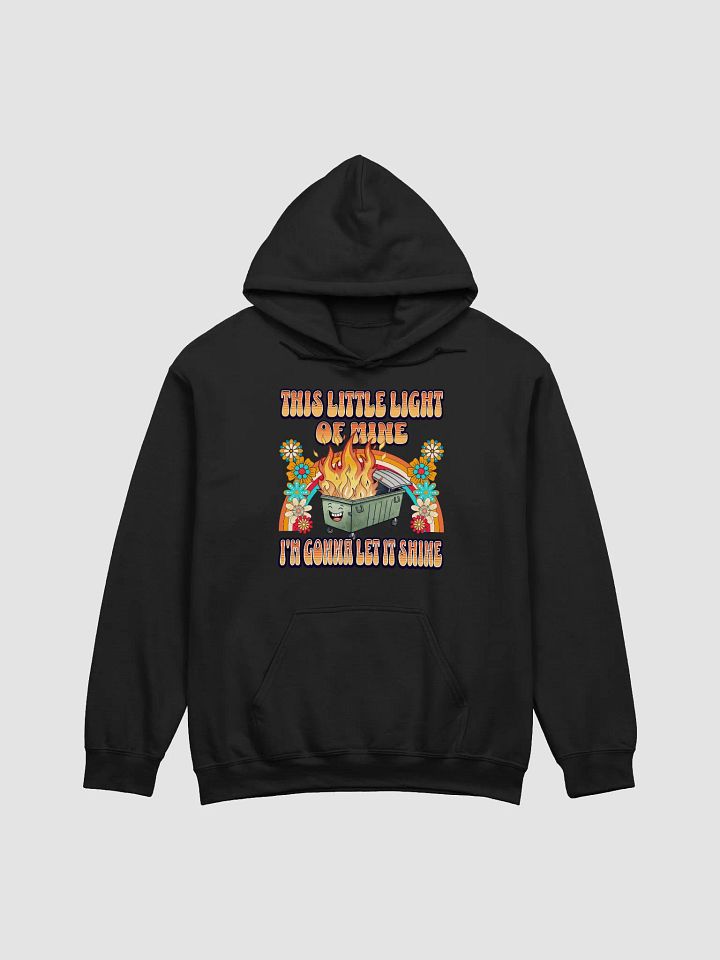 This Little Light Of Mine Flaming Dumpster Rainbow Hoodie product image (1)