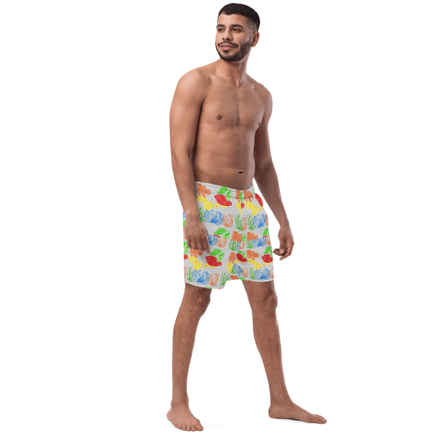 Soft and silky classic men's swim trunks product image (6)