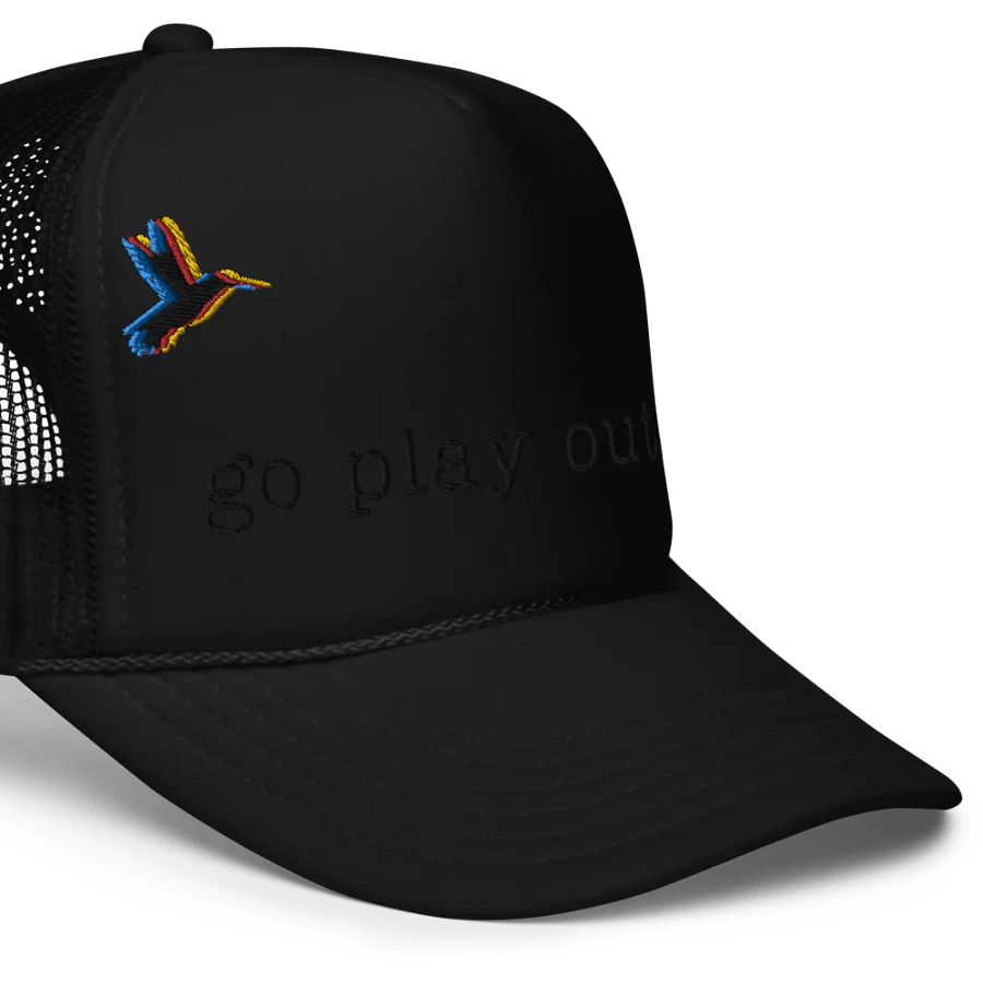 Play Outside Embroidered Trucker Hat product image (5)